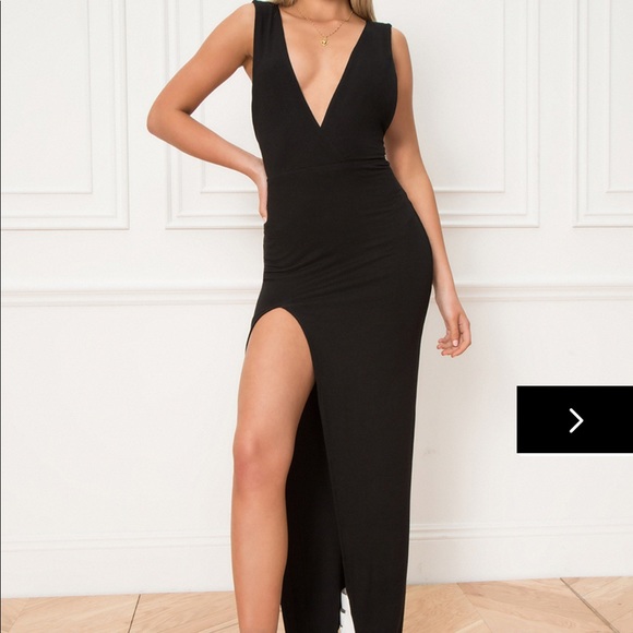 Dresses & Skirts - Deep v Jersey Maxi Dress